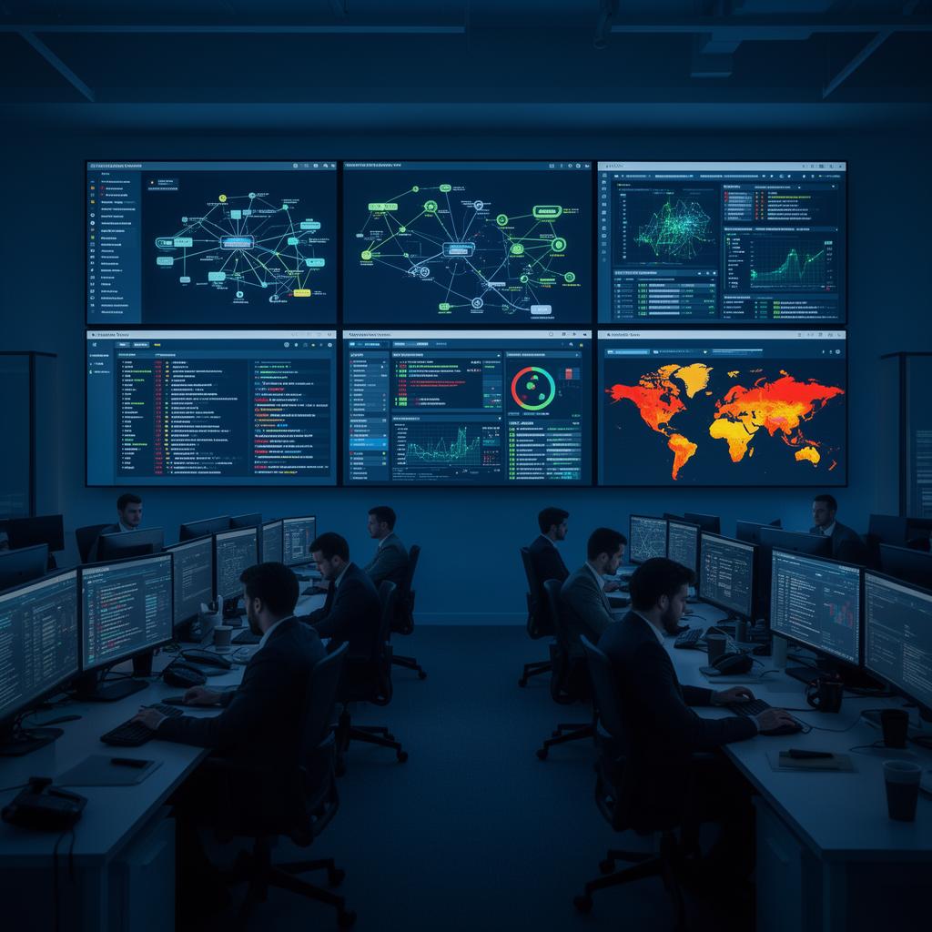 Meridian Helix SOC analysts on shift