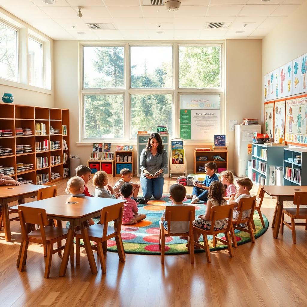 A Wren Academy lower school classroom