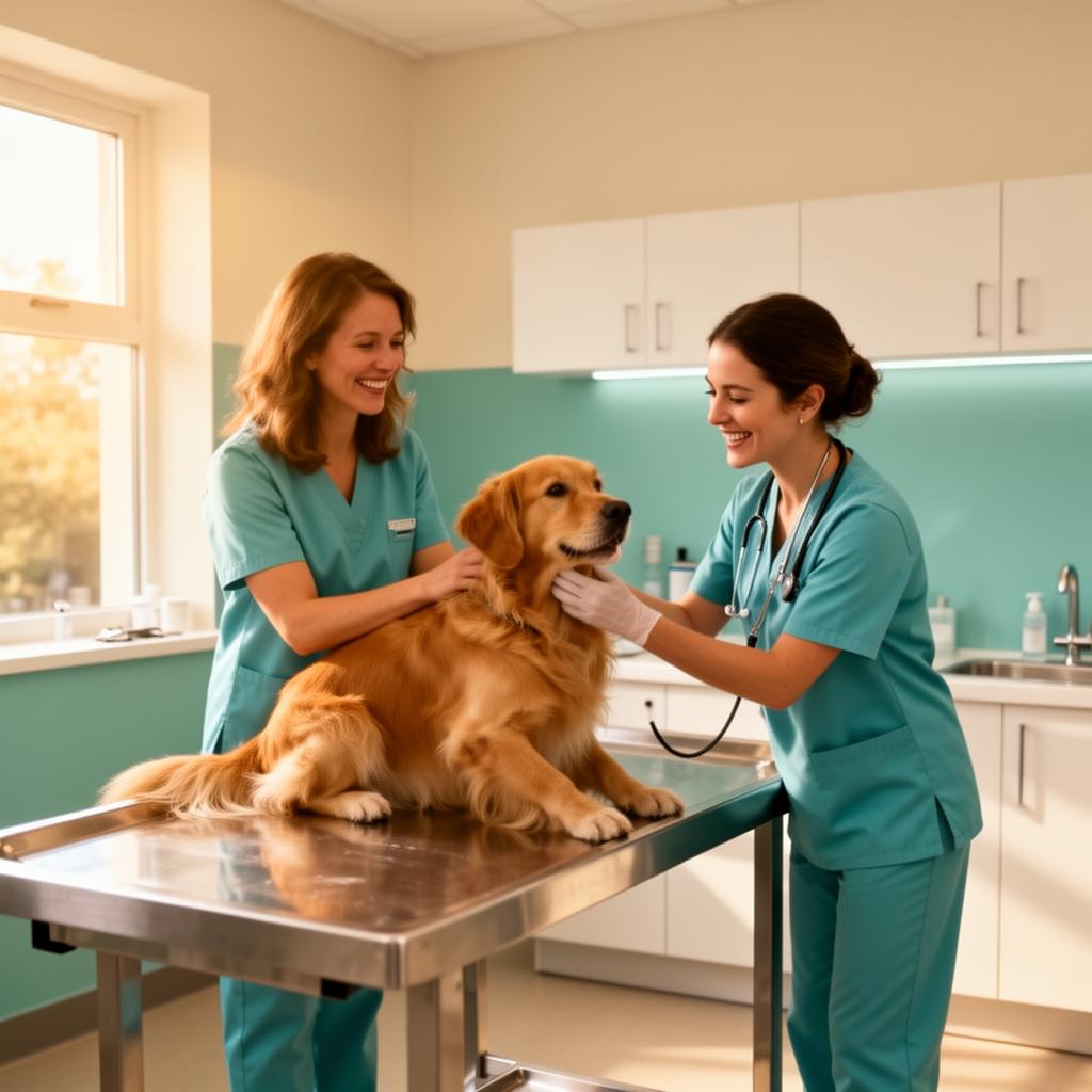 Brookline veterinary exam room