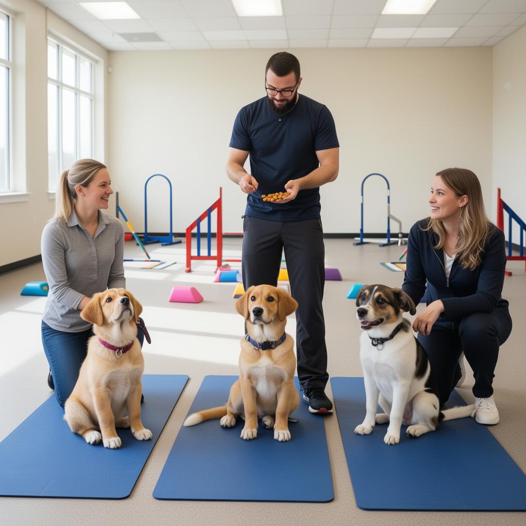 Puppy class at Brookline